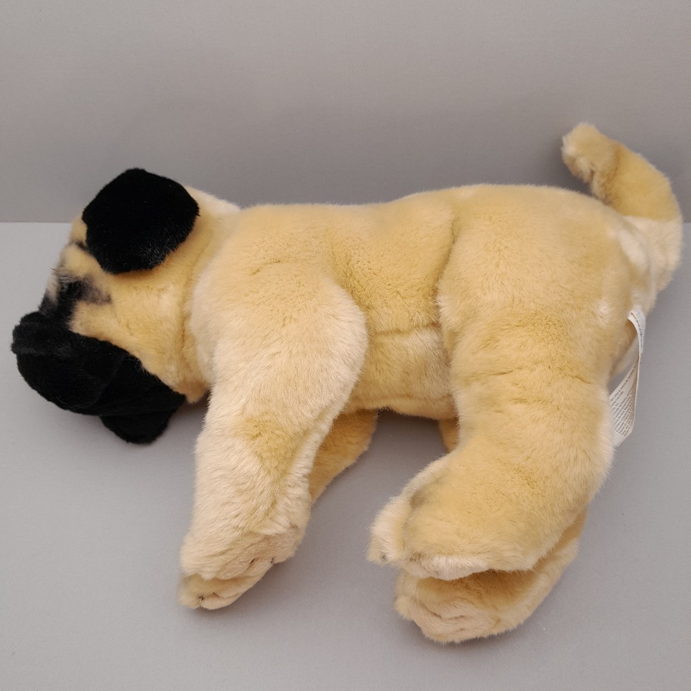 Vintage 2000 Animal Alley Pug Dog Plush 13" Toys R Us Exclusive Stuffed Animal - Picture 8 of 10